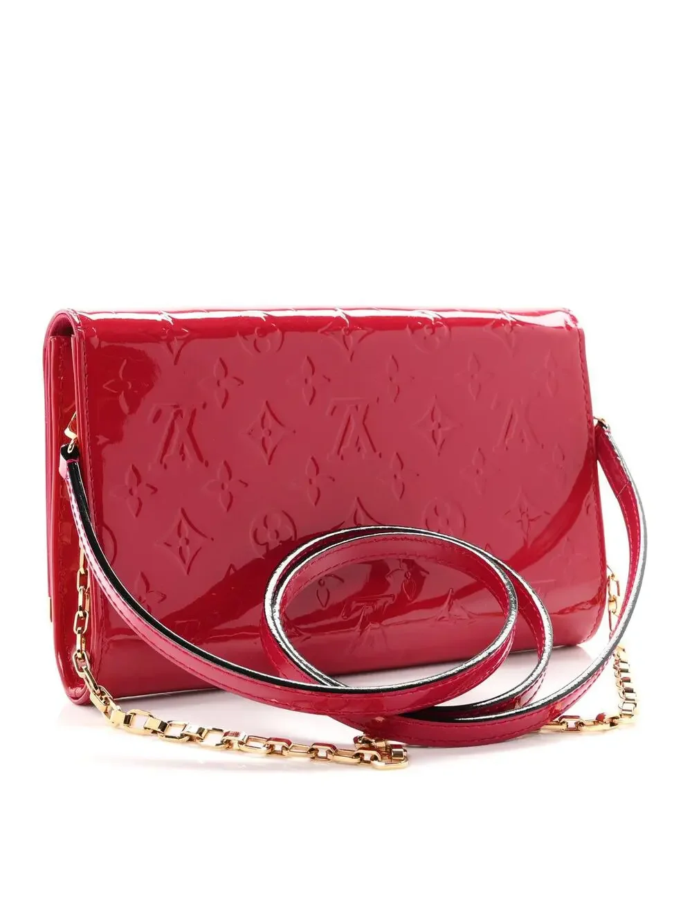 Louis Vuitton Vernis Ana Clutch Rose #333657L79B